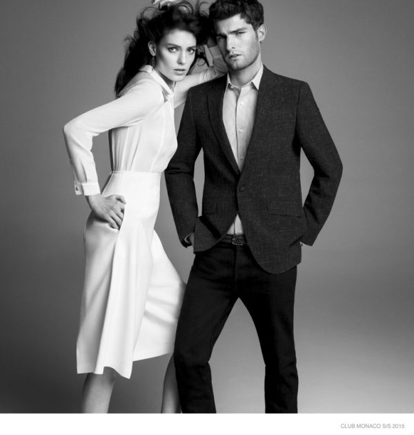 Club Monaco Goes Classic with Black & White Spring 2015 Campaign ...