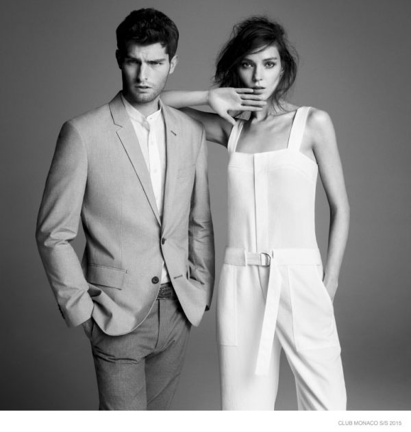 Club Monaco Goes Classic with Black & White Spring 2015 Campaign ...