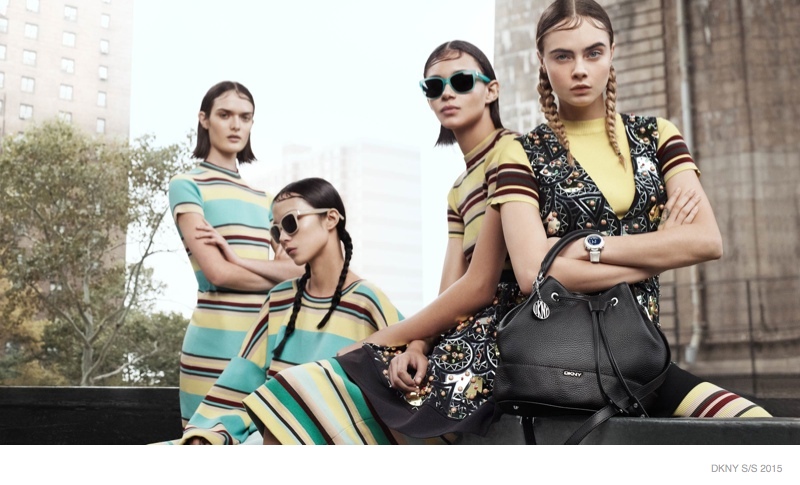 Cara Delevingne Leads DKNY's Spring 2015 Campaign with Braids & Stripes –  Fashion Gone Rogue