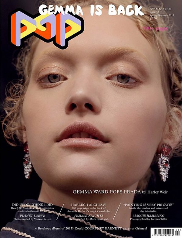 Gemma Ward, Gwen Stefani Cover POP S/S 2015 – Fashion Gone Rogue