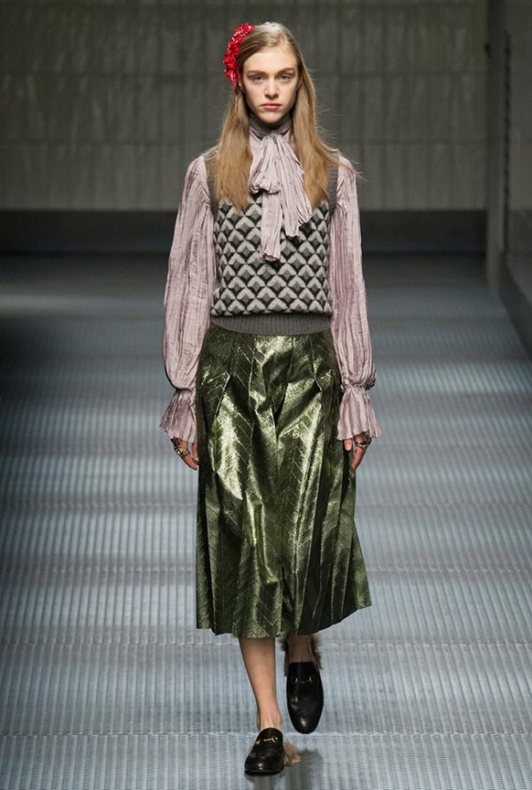 Gucci Fall 2015: Alessandro Michele Debuts Ethereal, Youthful ...