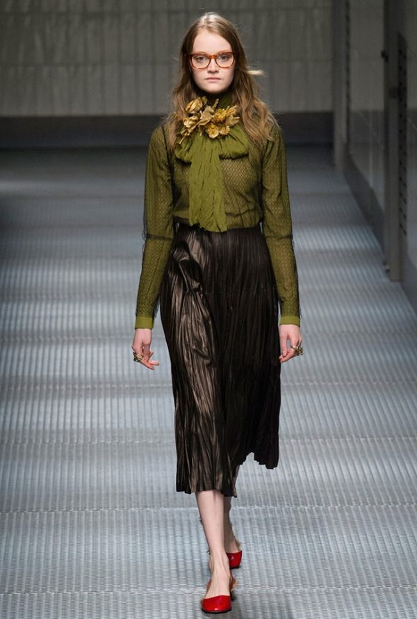 Gucci Fall 2015: Alessandro Michele Debuts Ethereal, Youthful ...