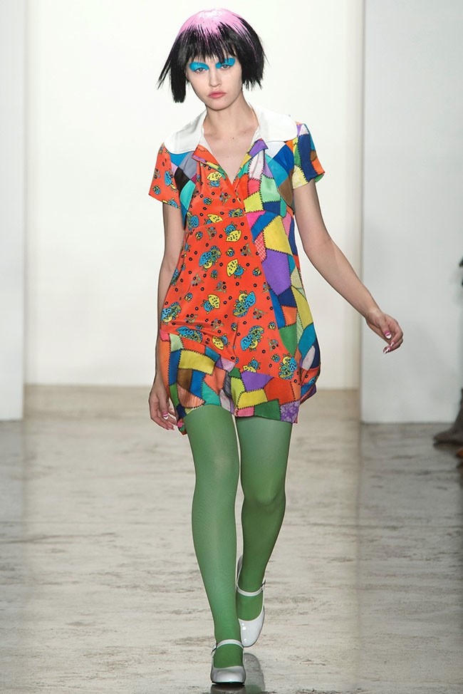 Jeremy Scott Does Colorful, Baby Doll Fashion for Fall 2015