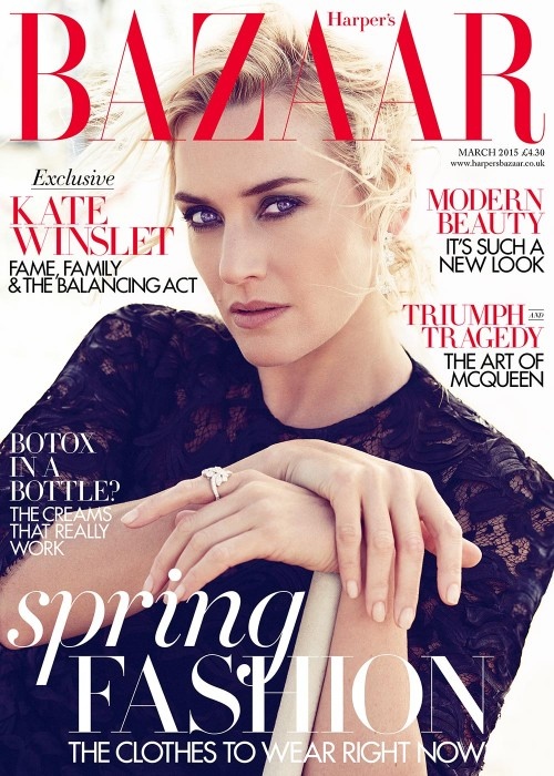 Kate Winslet Covers Harper’s Bazaar UK & Talks Not Regretting Her ...