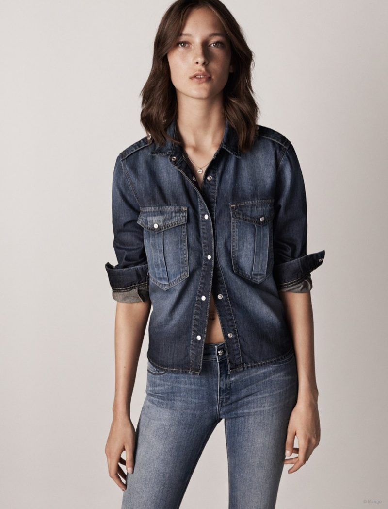 Denim on Denim: Mango Launches Jeans Style Book with Julia Bergshoef â Fashion Gone Rogue