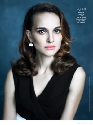 Natalie Portman Channels Classic Hollywood Beauty in Dior for Elle ...