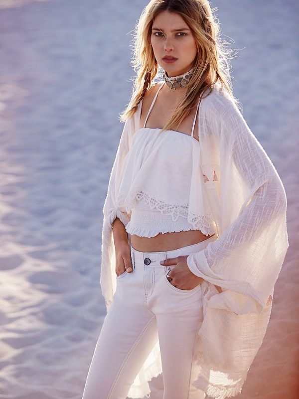 Sigrid Agren Wears Beach Style for Free People