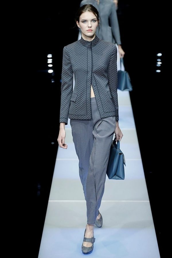 Giorgio Armani Fall 2015: Women Wearing Pants – Fashion Gone Rogue