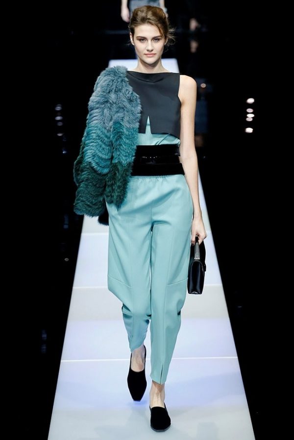 Giorgio Armani Fall 2015: Women Wearing Pants – Fashion Gone Rogue