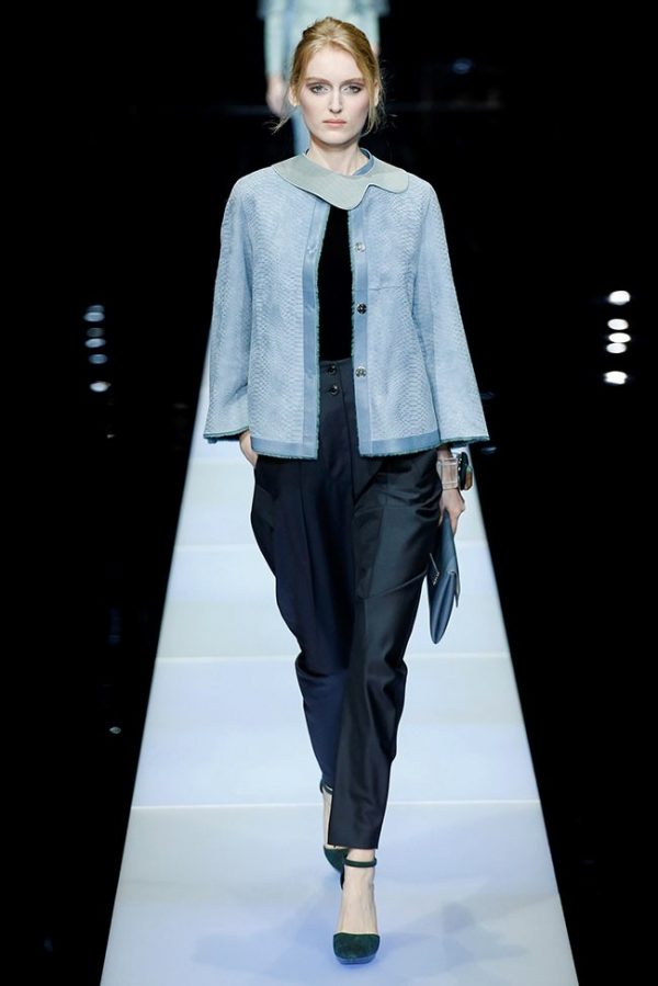 Giorgio Armani Fall 2015: Women Wearing Pants – Fashion Gone Rogue