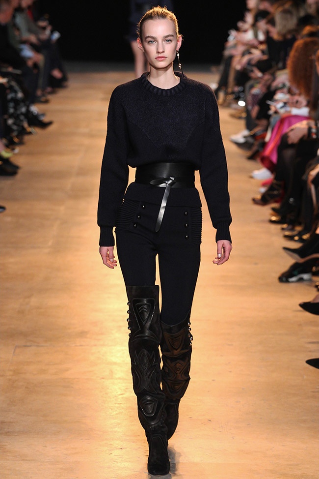 Isabel Marant Pairs High-Waist Looks with Boxy Sweaters for Fall 2015 ...