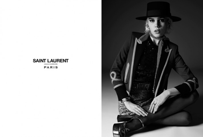 Rocker Julia Cumming Stars in Saint Laurent Spring ’15 Ads – Fashion ...