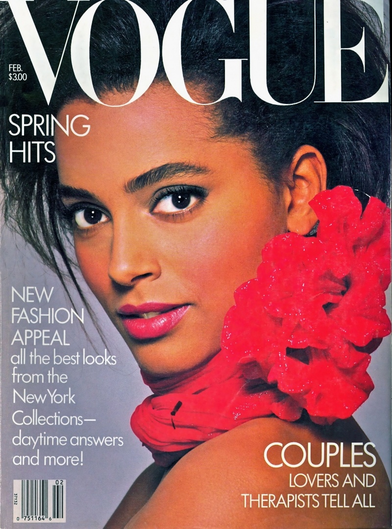 Model Louise Vyent appeared on the February 1987 cover of Vogue.