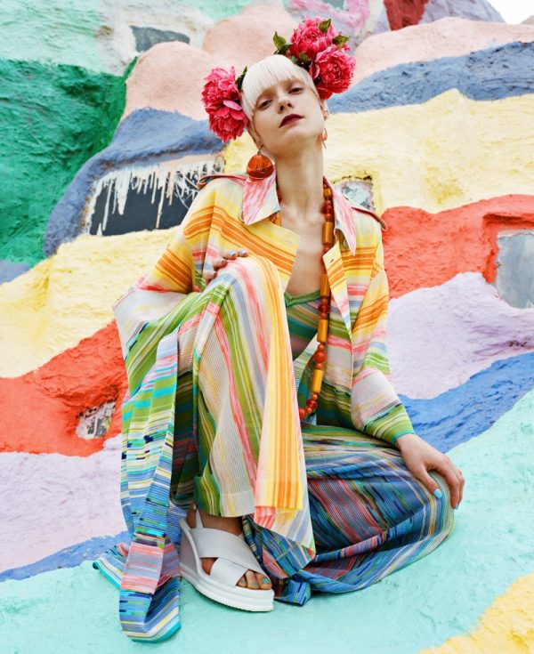 Salvation Mountain Fashion Shoot by JUCO for Paper Magazine