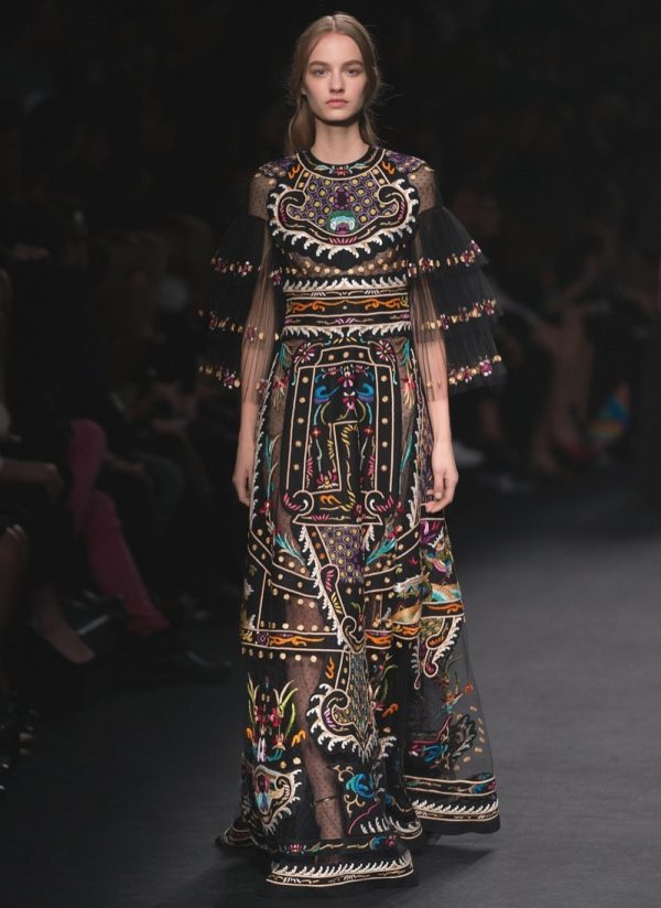 Valentino Embraces Black & White for Fall 2015