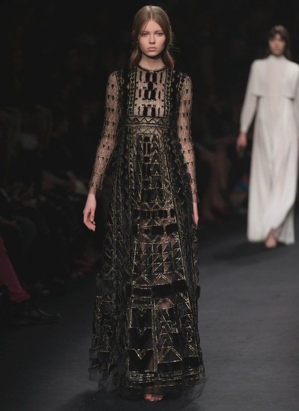 Valentino Embraces Black & White for Fall 2015