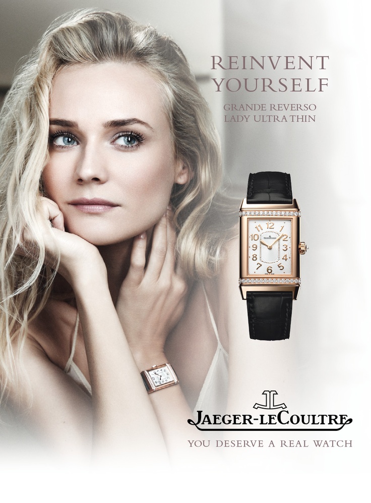 Diane Kruger fronts Jaeger-LeCoultre spring/summer 2015 Watch campaign. 