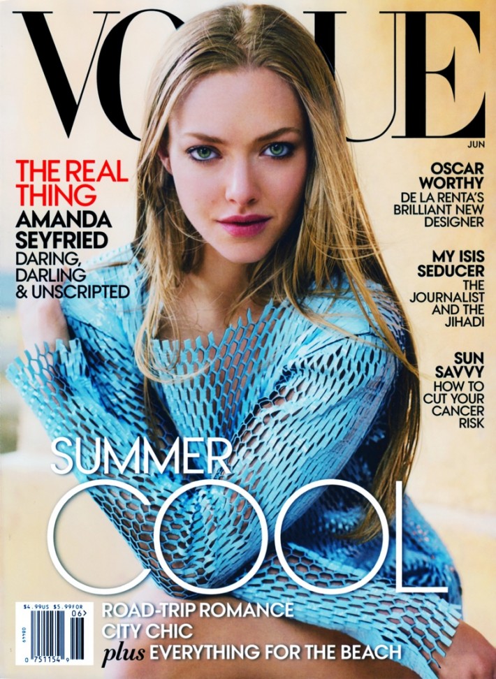 Amanda Seyfried Lands First Vogue Cover for June 2015 – Fashion Gone Rogue