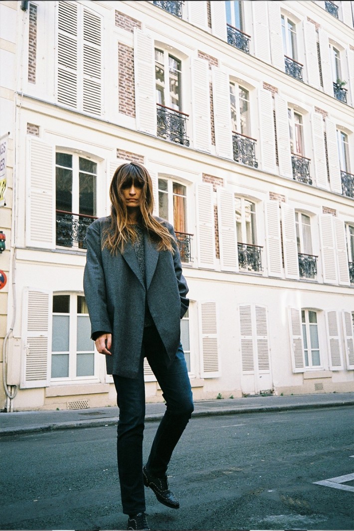 Caroline de Maigret Explores Paris for Equipment’s Fall Lookbook ...