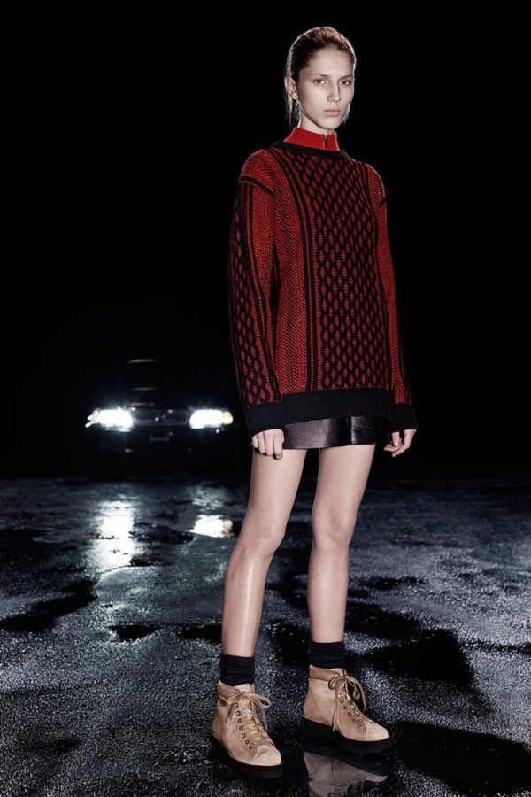 T by Alexander Wang Does Stripes & Puffy Jackets for Pre-Fall – Fashion ...