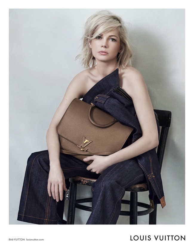 Michelle Williams Strikes A Pose For Louis Vuitton In Handbag Ad Campaign
