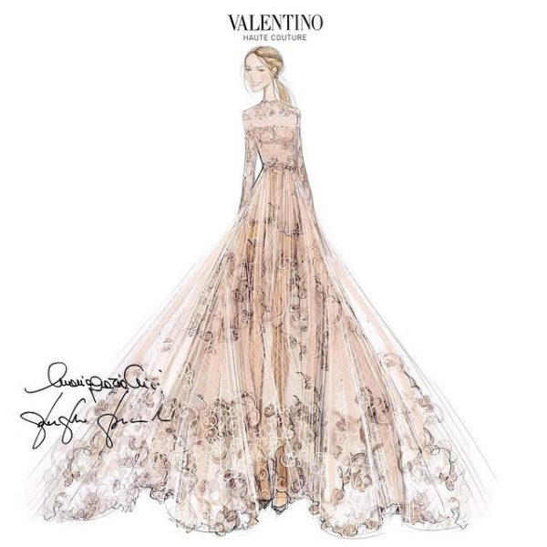 Former Gucci Designer Frida Giannini Wears Valentino Wedding Dress ...