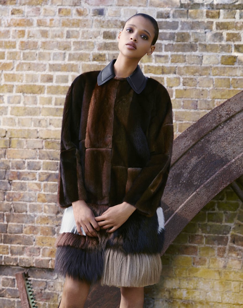 Aya Jones is a Natural Beauty for Bergdorf Goodman’s Fall Catalogue