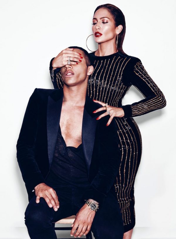 Jennifer Lopez & Olivier Rousteing Team Up for Paper Shoot by Nicolas