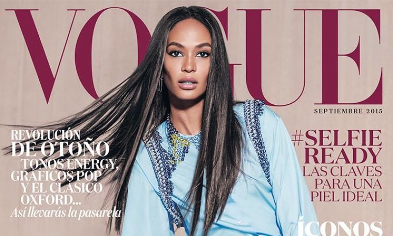 Joan Smalls on Vogue Mexico September 2015 Cover