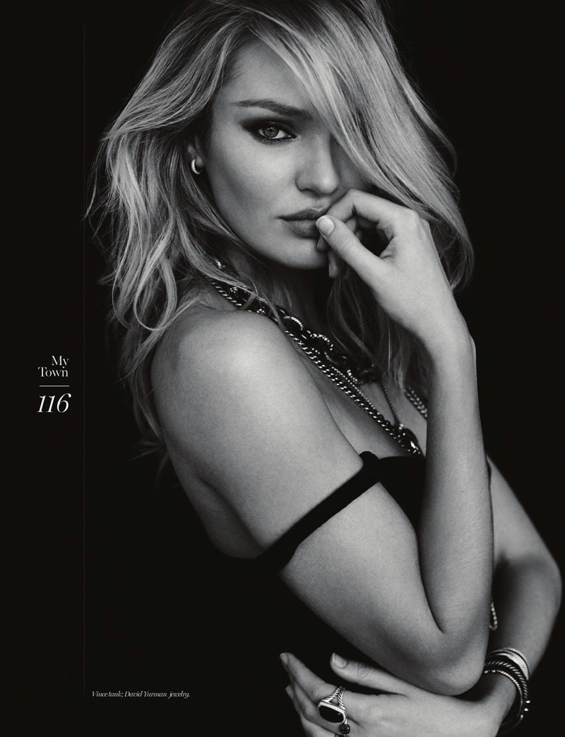 Candice Swanepoel Strips Down For Sexy My Town Cover Story Fashion