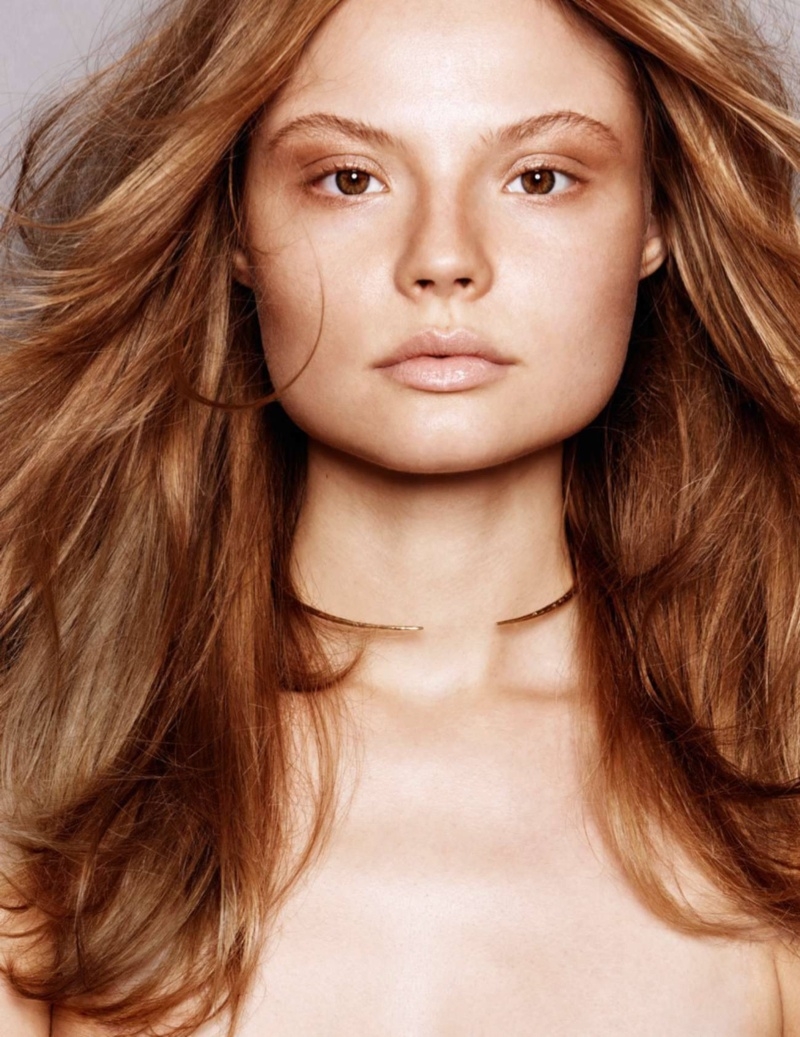 Magdalena Frackowiak Stars in Beauty Editorial for ELLE France ...