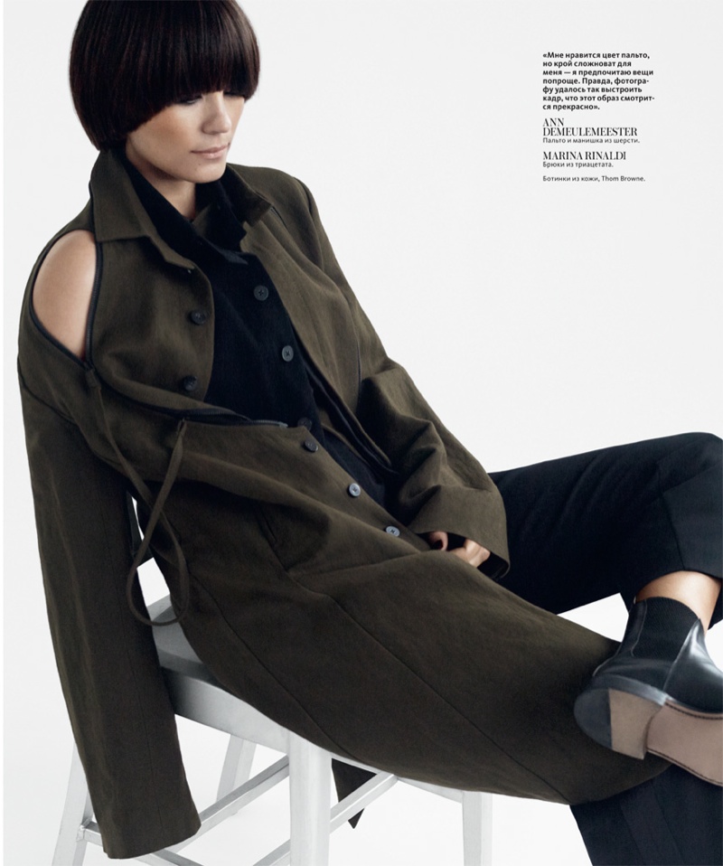 Shannyn Sossamon Wears Cozy Looks for InStyle Russia by Andrew Yee ...