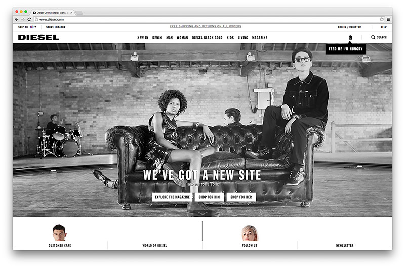 Diesel Unveils New Site with Online Magazine – Fashion Gone Rogue