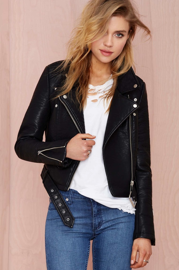 Shop Faux Leather Women's Jackets