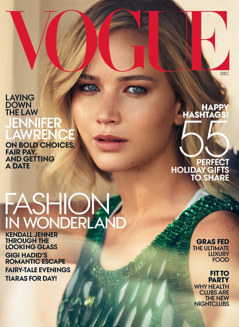 Jennifer Lawrence Vogue December 2015 Photoshoot + Cover