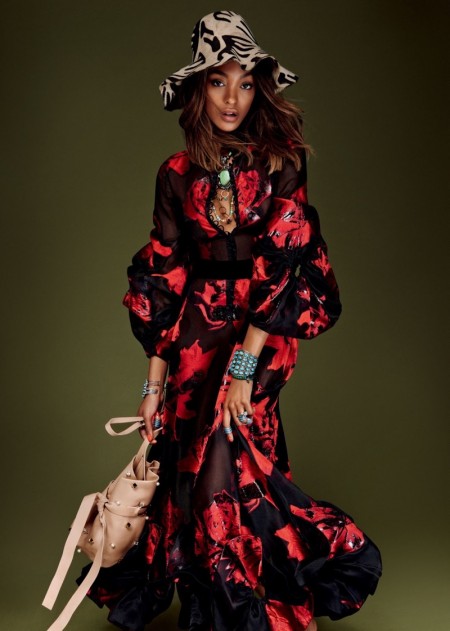 Jourdan Dunn Wears the Bohemian Trend for Vogue Japan Editorial ...