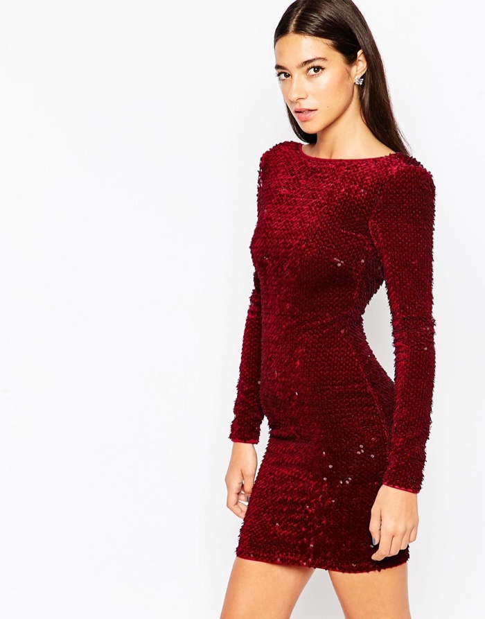 Cheap Red Velvet Dresses Shop