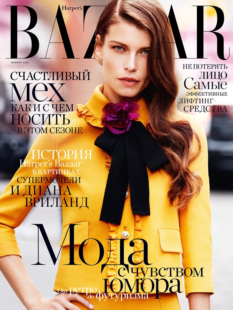 Louise Pedersen Models Gucci for BAZAAR Russia by Lado Alexi