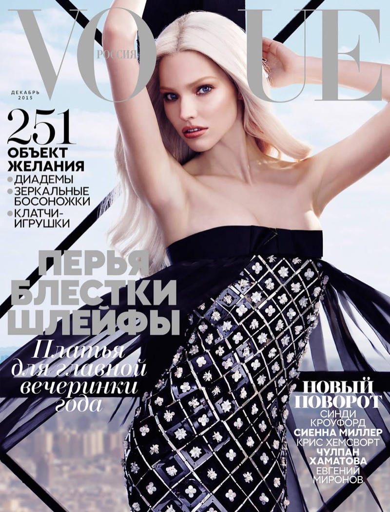 Sasha Luss Models Dreamy Dresses For Vogue Russia Cover Story Fashion Gone Rogue
