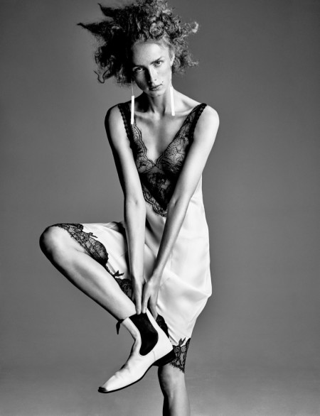 Rianne van Rompaey Takes On the Slip Dress for Interview – Fashion Gone ...