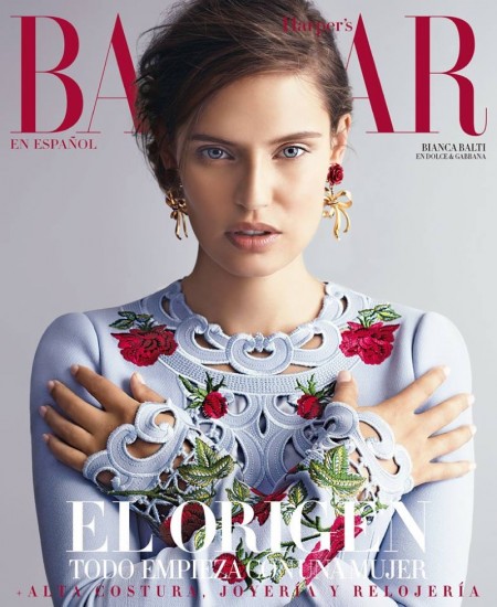 Bianca Balti Models Dolce & Gabbana in BAZAAR Mexico Editorial ...