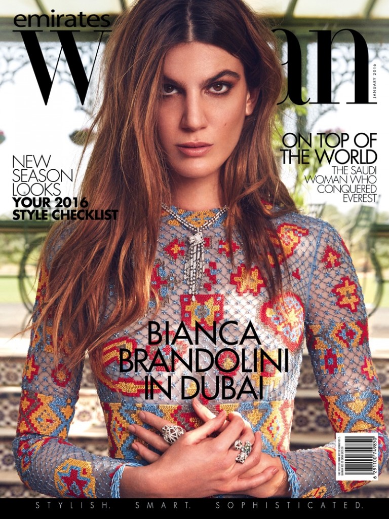 Bianca Brandolini Wears Boho Style for Emirates Woman – Fashion Gone Rogue