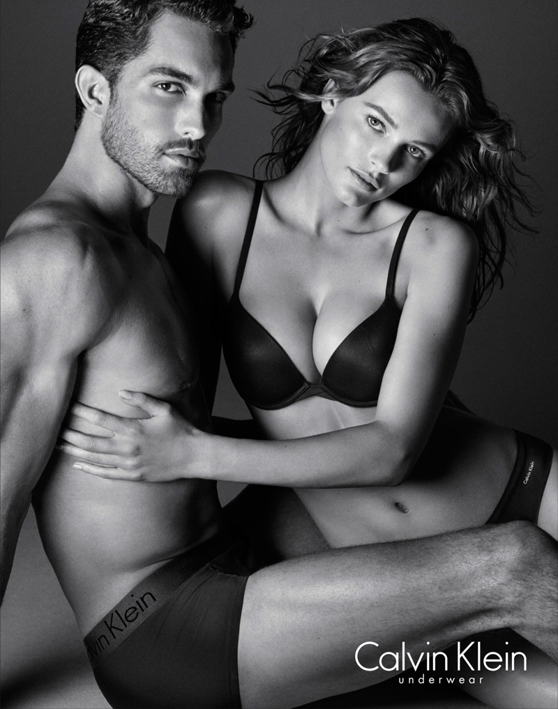 Edita Vilkeviciute Calvin Klein Underwear 2016 Spring Campaign