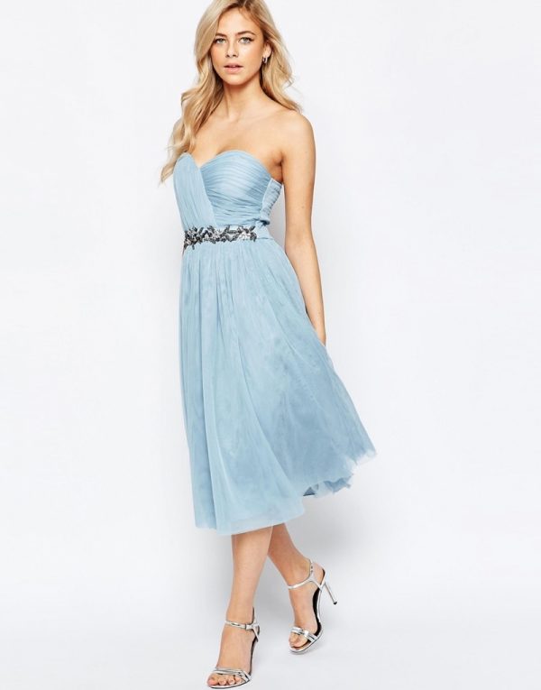 Taylor Swift Style: Out of the Woods Blue Dress