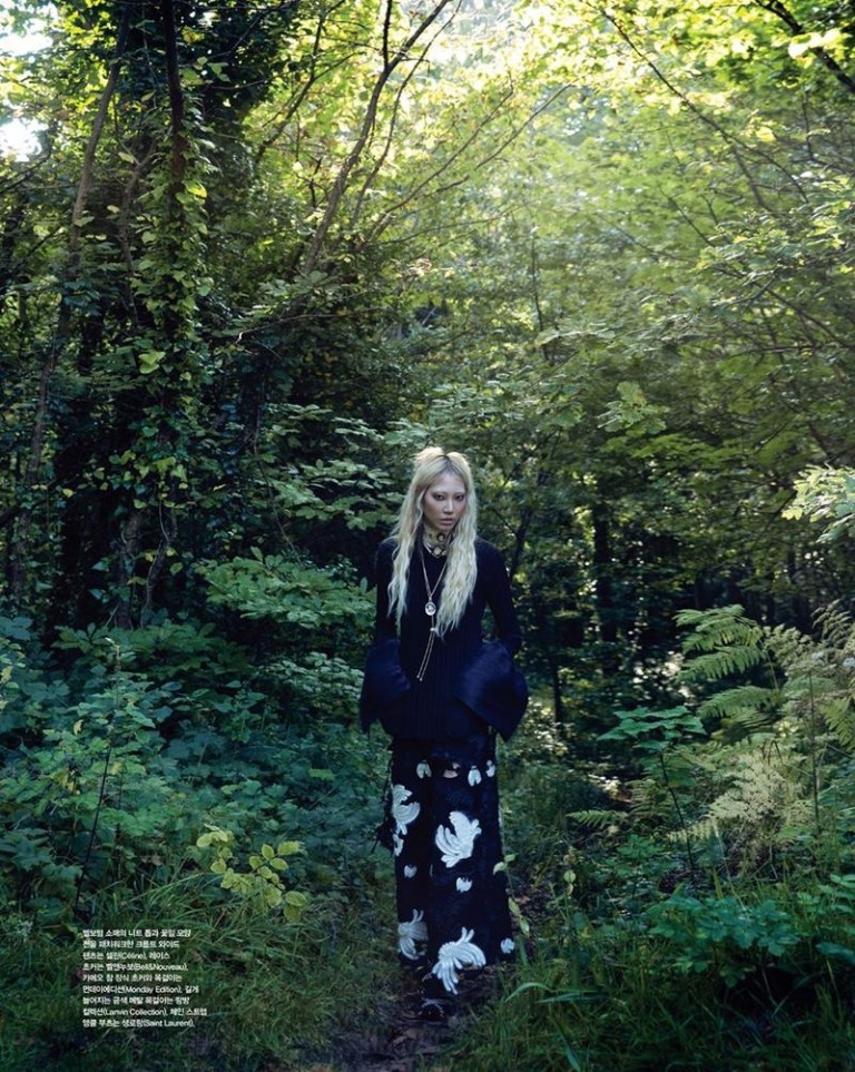 Victorian Rule: Soo Joo Park Wears Buttoned Up Style in Vogue Korea ...