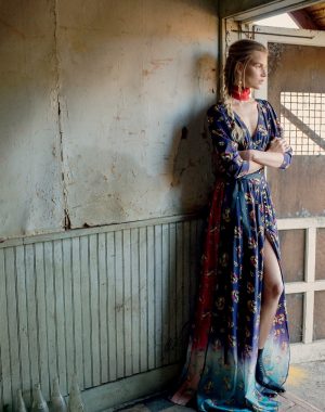 Suvi Koponen Models Romantic Dresses & Gowns in Vogue Russia – Fashion ...