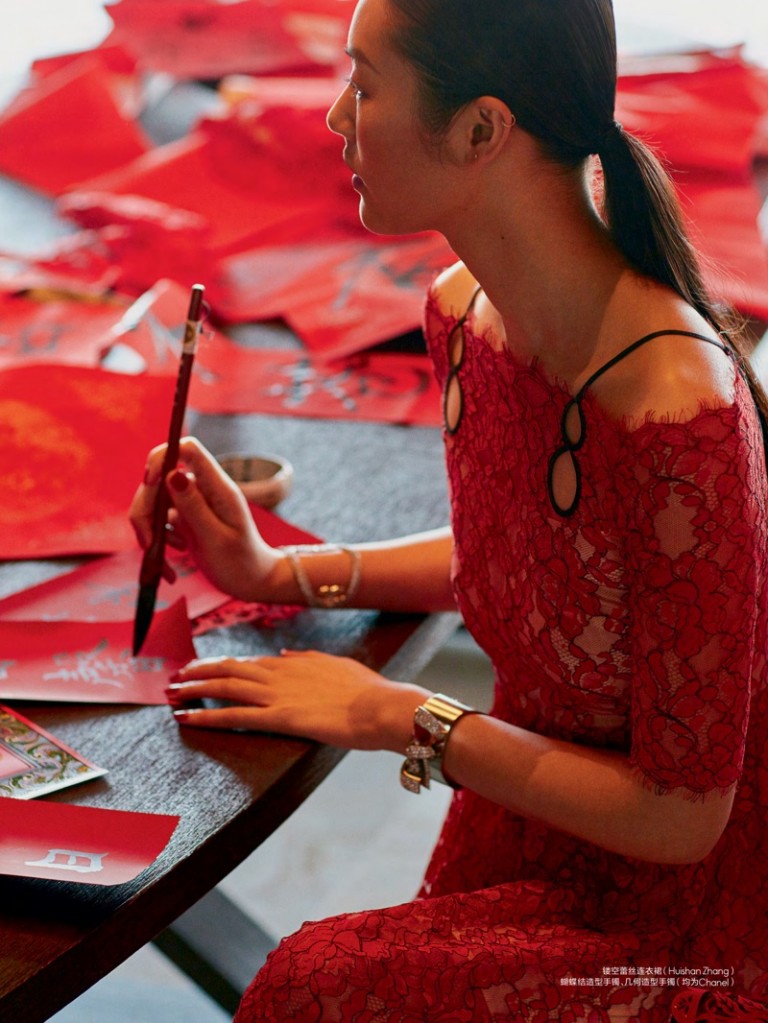 Liu Wen Shows the Power of Red Style in ELLE China | Fashion Gone Rogue