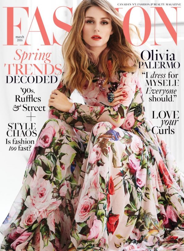 Olivia Palermo Poses in Spring Looks for FASHION Magazine – Fashion ...