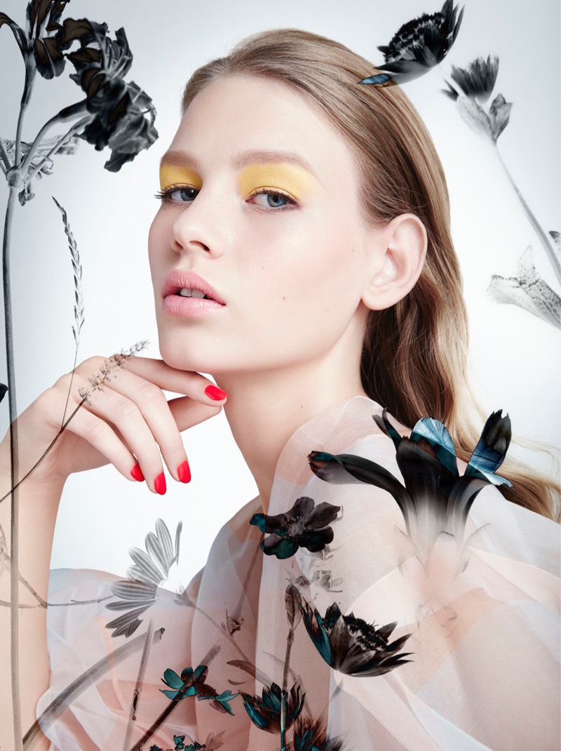 Sofia Mechetner Models Spring Makeup Trends For Dior Magazine Fashion Gone Rogue 9928