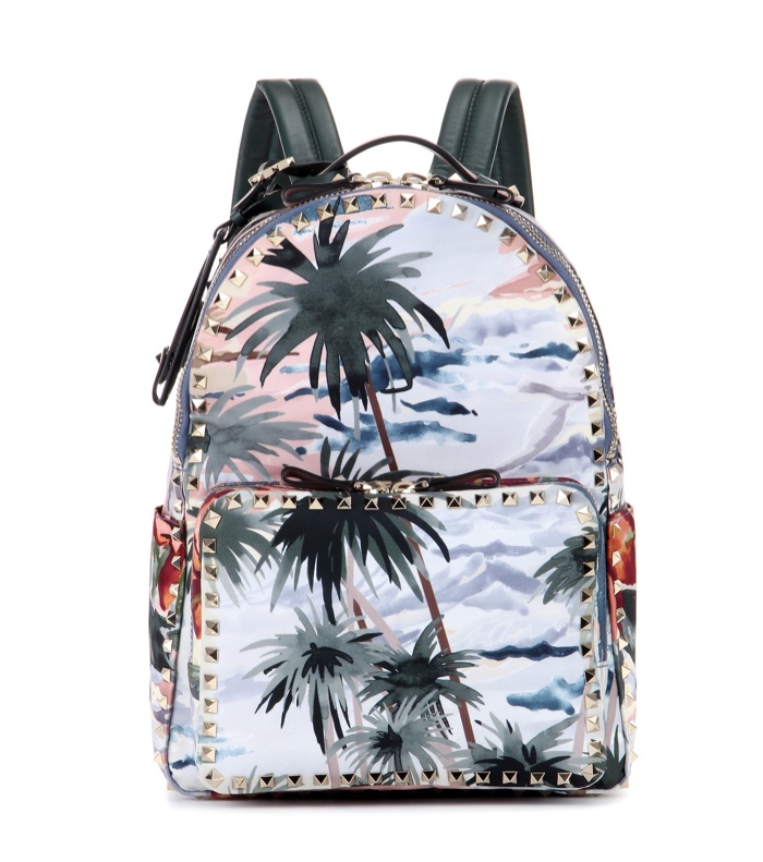 Valentino Hawaiian Couture Rockstud Backpack - Green/Blue! - New With Tags!